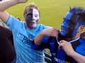 Streymur fans in the City end