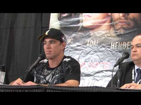 Jake Shields Post Fight Strikeforce Nashville Press Conference