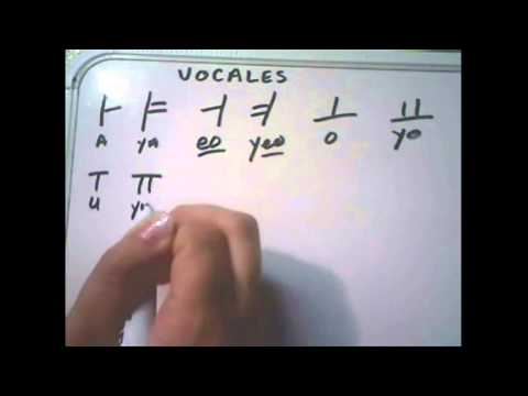 Aprende a Leer y Escribir Coreano (parte 1)