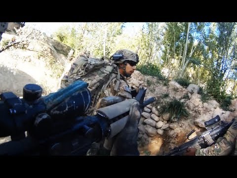 FUNKER530 - View more combat videos and photos we can't show on YouTube, at the new FUNKER530.com HERE - http://vid.io/xGB Wardak, Afghanistan - During a U.S. Army patro...