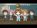 【3DCG】Nendoroid Haruhi - Hare Hare Yukai 【Full Members】 / 【3DCG】ぷちハルヒダンス【２】