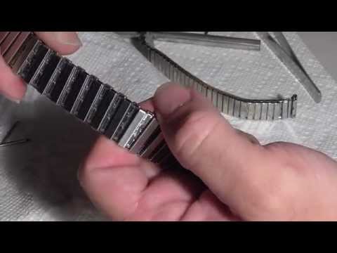 how to adjust expandable watch band