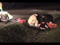 Man hit by car driven by friend in Decatur, IL Caution: bad language Must See Video