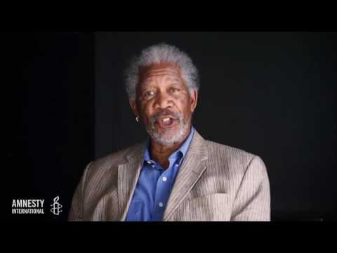 Morgan Freeman - Amnesty International INVICTUS Contest