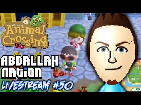 AbdallahNation Weekend Livestreams #50: Animal Crossing New Leaf : Open Gates + Fruit Giveaway!