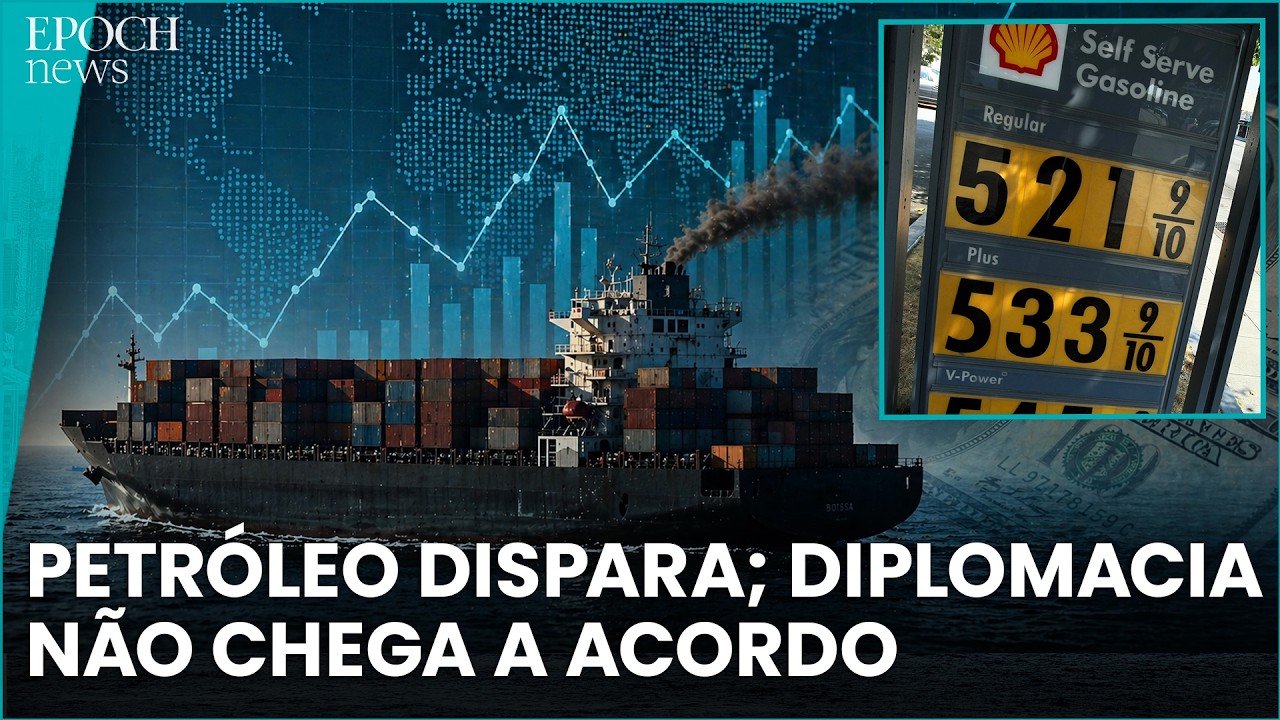 Sinais de bloqueio prolongado no Irã e brent próximo de US$ 120