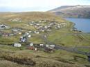 Vue over Hosvík Færøerne Vue over Hosvík Færøerne