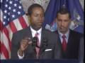 Senate Majority Leader Malcolm A. Smith Speaks at Govenor Paterson's News Conference Part 3