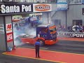 UK Truck Show 2007 Santa Pod Mat Summerfield Truck Burnout!