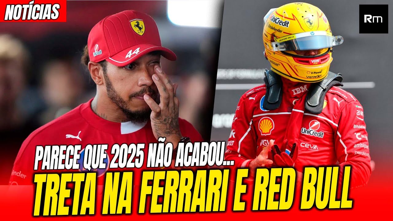 TRETA ENTRE FERRARI E HAMILTON / TRETA DE HORNER NA RED BULL / REGULAMENTO ABAIXO / MOTOGP #f1