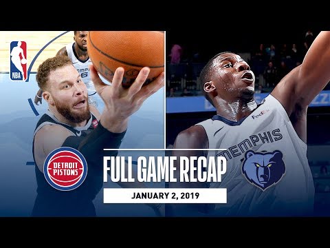 Video: Full Game Recap: Pistons vs Grizzlies | Power Forwards Duel - Blake vs Jaren
