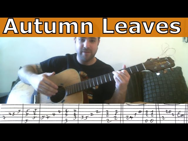 Tutorial Walking Bass | tutorial autumn leaves fingerstyle guitar walking bass w Tutorial Walking Bass | tutorial autumn leaves fingerstyle guitar walking bass w