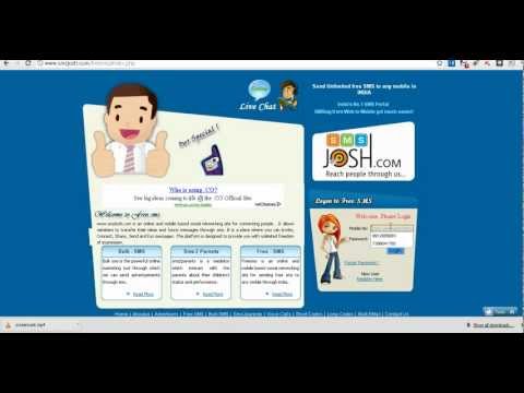 how to free sms in india