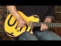 Helliver Pilot Custom Made Guitar plus Realtone Amp plus Vox 2 x 12 Blue Alnicos no pedals used on this video www.gregorhilden.de