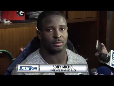 Video: Sony Michel Week 14 Patriots vs. Dolphins Wednesday Locker Room