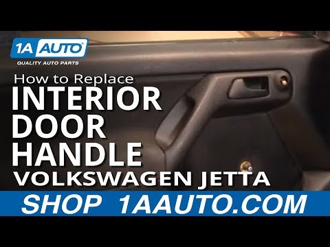 How To Install Replace Inside Door Handle Volkswagen VW Jetta Golf 93-98 1AAuto.com