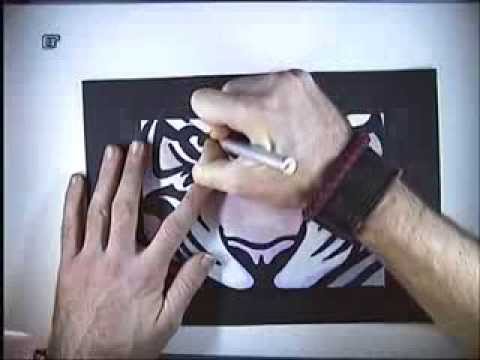 how to turn picture into stencil