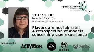 Players are not lab rats! A retrospection on model concerning human experience | Laureline Chiapello