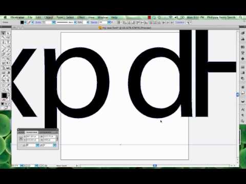 Create a font using Illustrator and FontLab - tutorial part 1