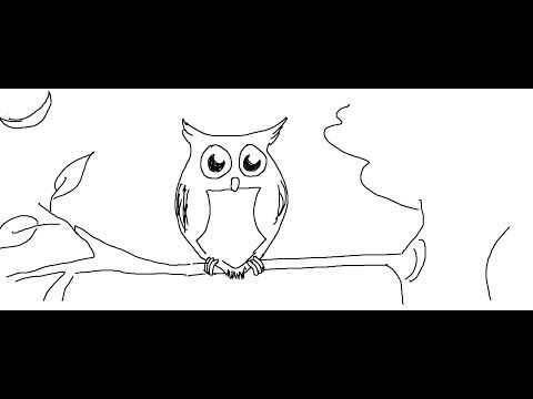 how to draw owl eyes