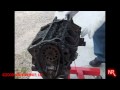 Dry-Ice Blasting v6 engine