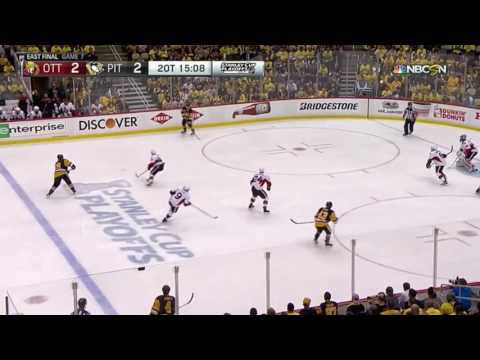 Chris Kunitz Double Overtime Goal vs. Senators Sends Penguins to Stanley Cup Final (NBC Call)