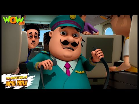 Motu Patlu Cartoons In Hindi | Animated cartoon | Motu Patlu air bus | Wow Kidz