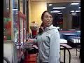 Girl Gets Cowboys & Broncos sticker And Gets Mad!! lmfao