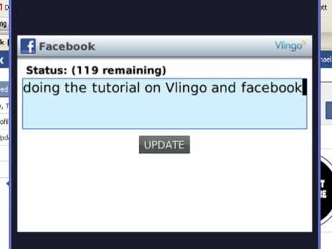 how to update facebook on bb