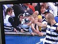 Jack gets given the Geelong signed football