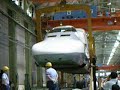700系新幹線車体上げ作業