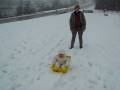 videos de Lily sledding 2