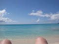 St. Maarten airport landing