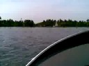Speedboating across the Vembanad Lake and entering the largest network of canals in the world. - Kumarakom Backwaters