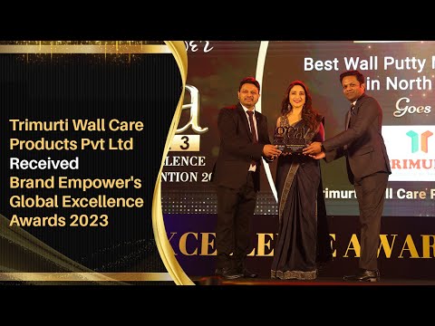 Global Excellence Award 2023 | Trimurti Wall Care Products Wins | Best Wall Putty Manufacturer