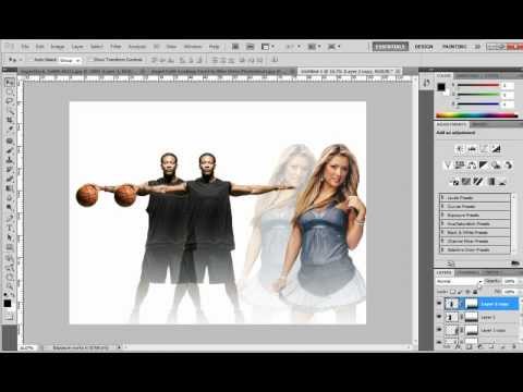 how to make an object dissolve in photoshop