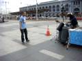 Public Dancing | San Francisco Street Drummer & Asian Dancer