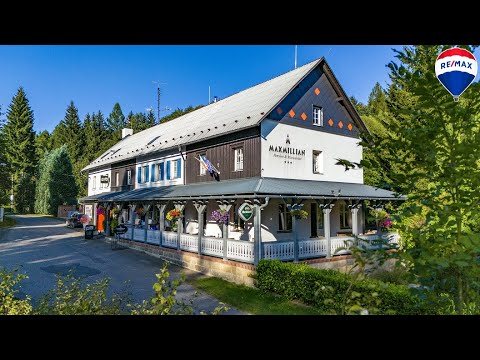 Video Prodej zavedeného penzionu Maxmillián s restaurací v srdci Lužických hor