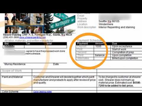 how to bid on interior painting jobs