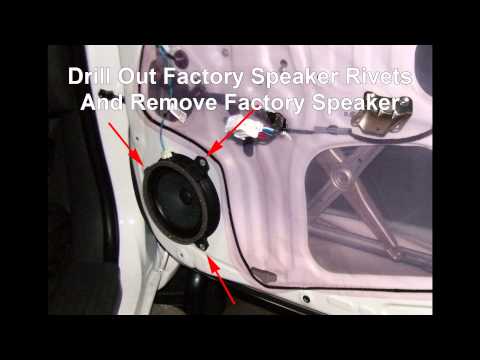 how to install door speakers pt cruiser
