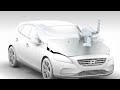 Démonstration airbag piéton - Volvo