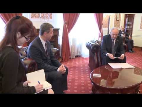 Președintele Nicolae Timofti l-a decorat cu Ordinul de Onoare pe cofondatorul Adunării Parlamentare Republica Moldova – Republica Polonia, Andrzej Halicki