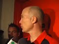 saskatchewan roughriders hammered the calgary stampeders 49-8 on sunday night at mosaic stadium. head coach tom higgins talks to media afterwards. stamps insider video by michael petrie, calgary herald.