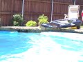Luke hanging out with his BB at the pool Luke hanging out with his BB at the pool