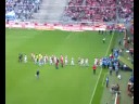 Einmarsch TSV 1860 - SC Freiburg