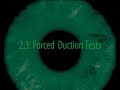 Forced duction tests prior to squint...