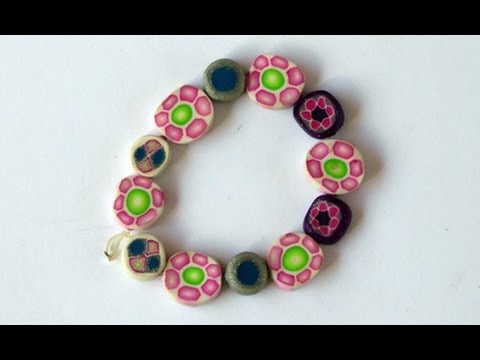 Manualidad - Abalorio Millefiori - Fimo Beads