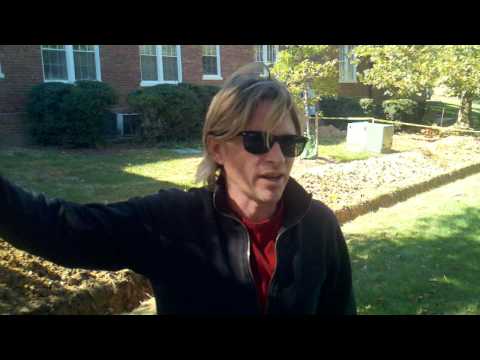 how to drain wet yard