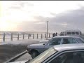 Huge waves hit beachfront