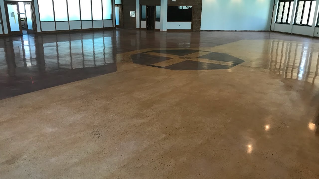 Concrete Staining And Polishing From Start To Finish /Concrete Floor Solutions, Inc.